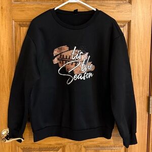 Black 'Tis the Season Sweater